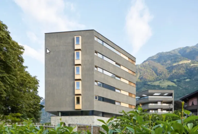 Progetto hotel Lindenhof facciate finiture