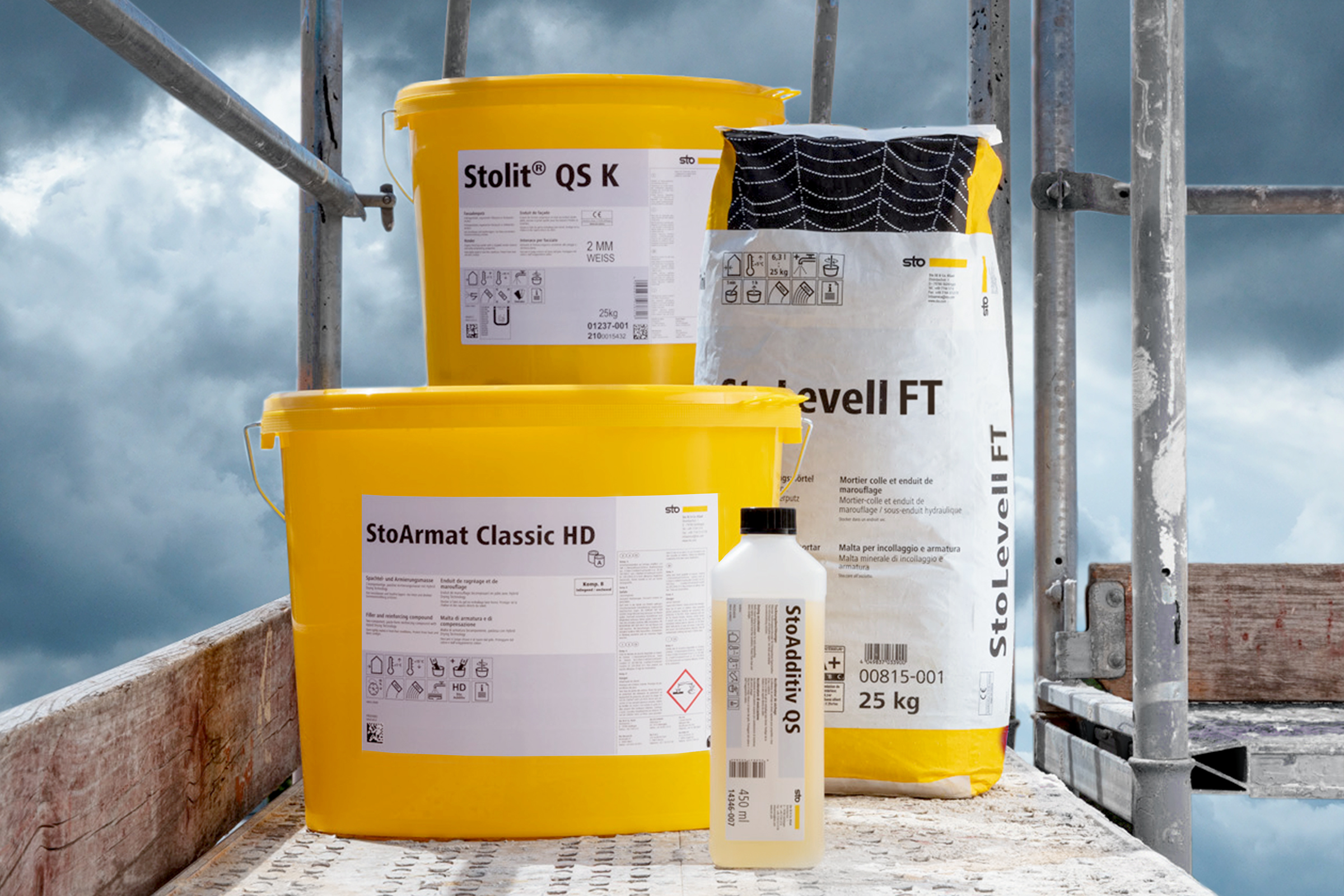 Pitture QS, FT, HD, prodotti Sto