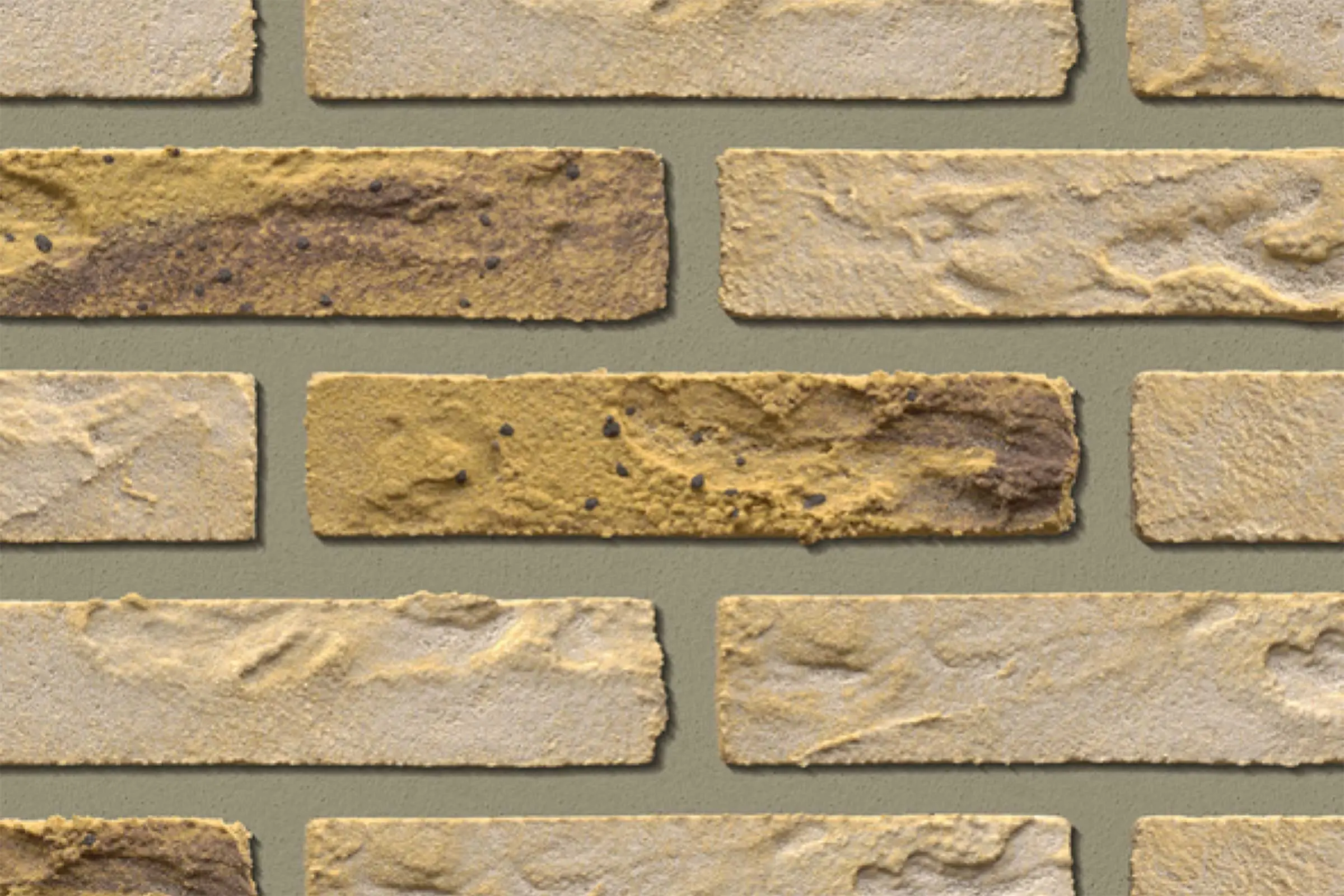Superficie mattoncini da rivestimento esterno di resina color beige, StoCleyer B 61 460