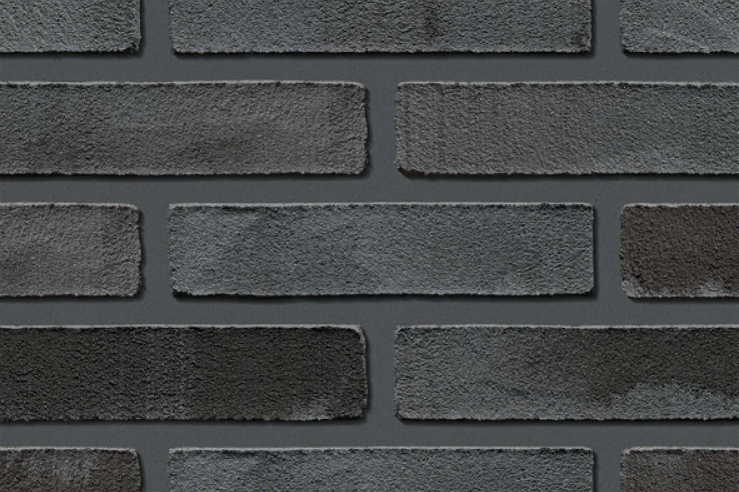 Dettaglio mattoncini sottili rivestimento esterno per facciate grigio variegato StoCleyer B 21 130