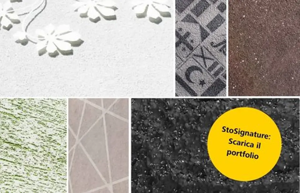 Portfolio finiture intonaco per facciate esterne