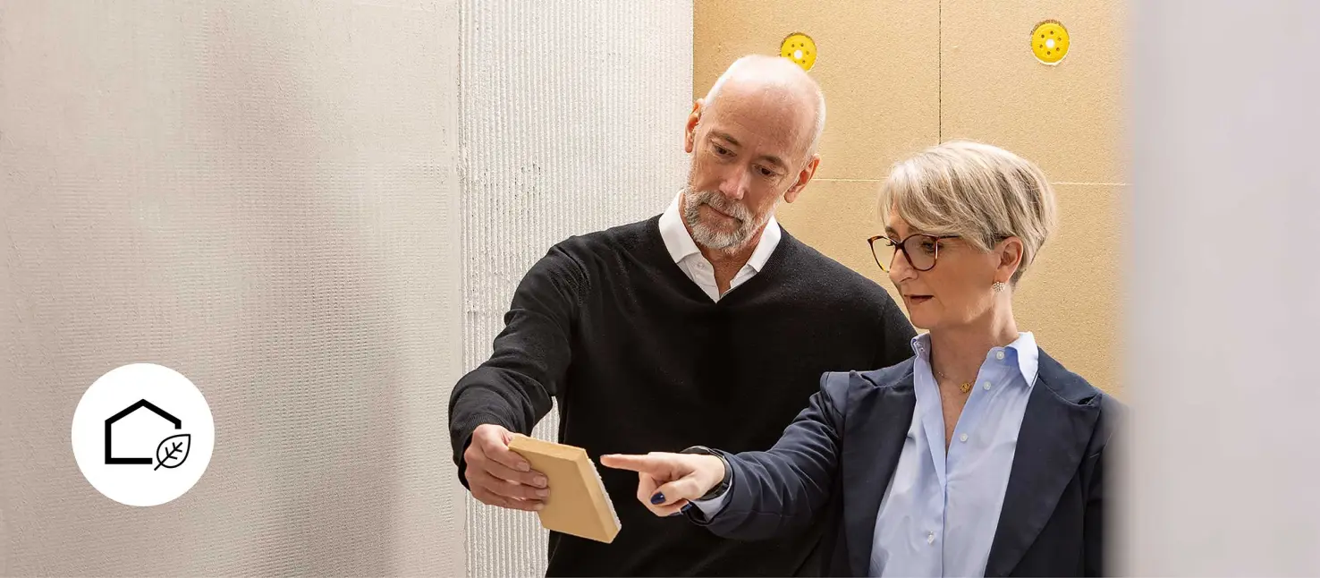Unser nachhaltigstes WDVS: StoTherm AimS®, Begutachtung Dämmung