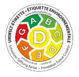 etichetta ambientale CH D colorata